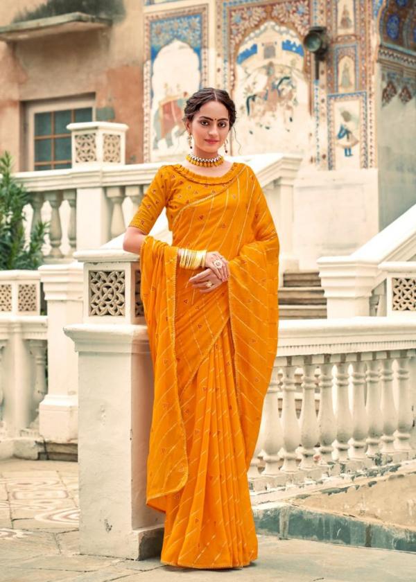 Kashvi Aarini Fancy Wear Georgette Designer Saree Collection